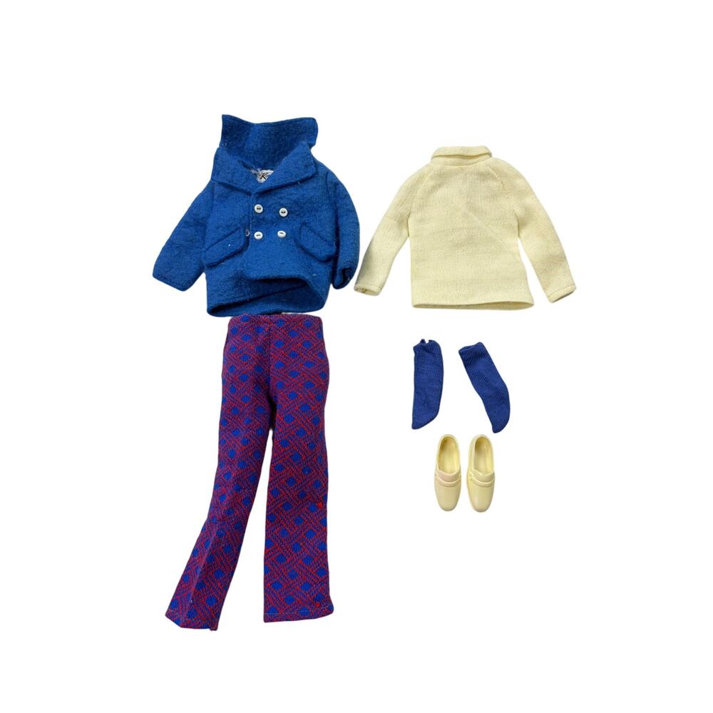 VTG Barbie Ken "The Sea Scene" outfit. #1449. 1971. good condition. complete